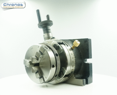 3 inch Rotary Table With 65mm 3 Jaw Chuck and Clamping Kit