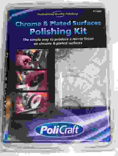 Policraft Polishing Kit for Chrome & plated Finishes