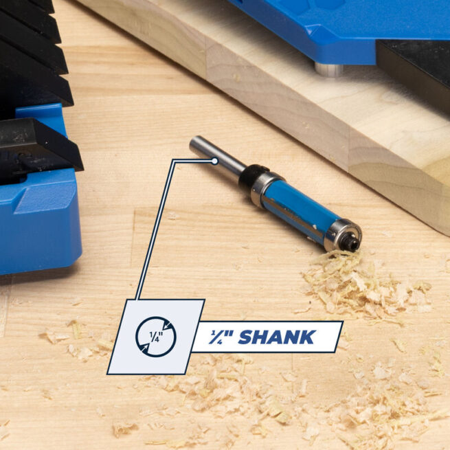 Kreg Flush-Trim Bits – 6mm (1/4″ Shank)