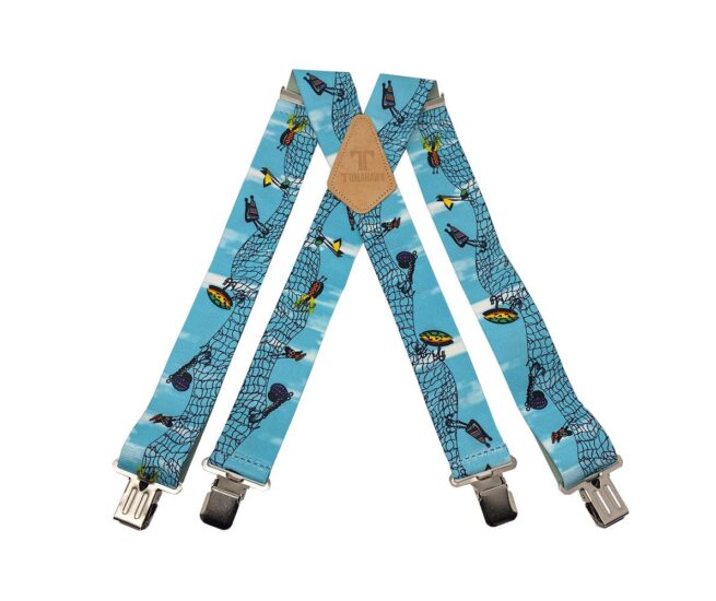 Tomahawk Work Braces -  Trout Blue