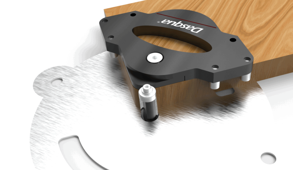 Dasqua Black-Red Plus Chamfer Corners Template Metric 1804-5116 - Image 10