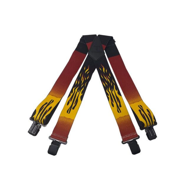 Tomahawk Work Braces - Flame Pattern
