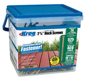 Kreg SDK-C262W-525 67mm Pn Hd Deck Screws 525pk
