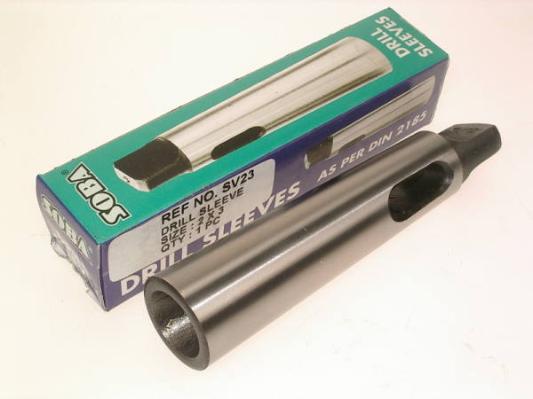 Morse Taper Sleeves- MT2-MT3 Tang End