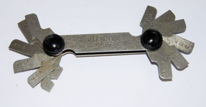 BA SCREW PITCH GAUGE