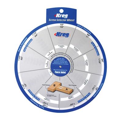 Kreg Screw Selector Wheel