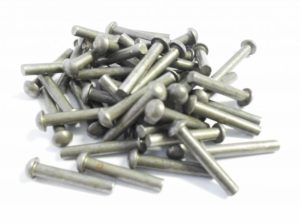 Pack of 25 Steel Round Head Rivets – 3/16 x 1/2