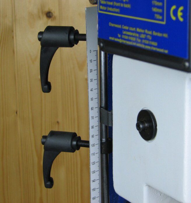 Charnwood W325 Floor Standing Morticer 3/4” Capacity with Sliding Bed - Image 7