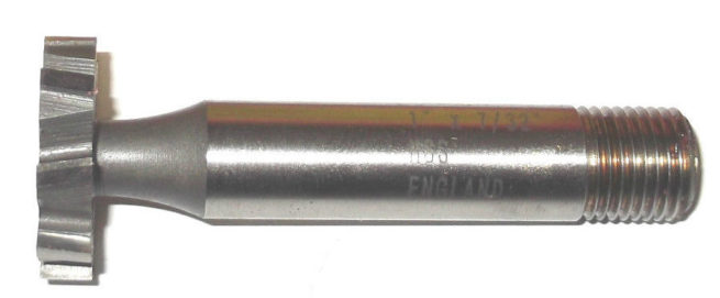 British HSS Woodruff Cutter 19.5 mm Dia