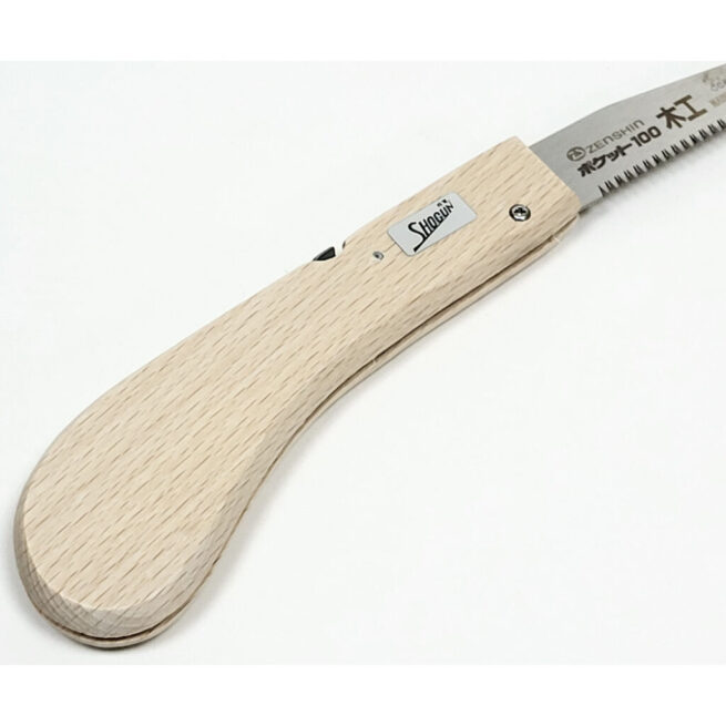 Shogun ZHC-6 Japanese Wood Cut Pull Saw 100mm Length Folding Design