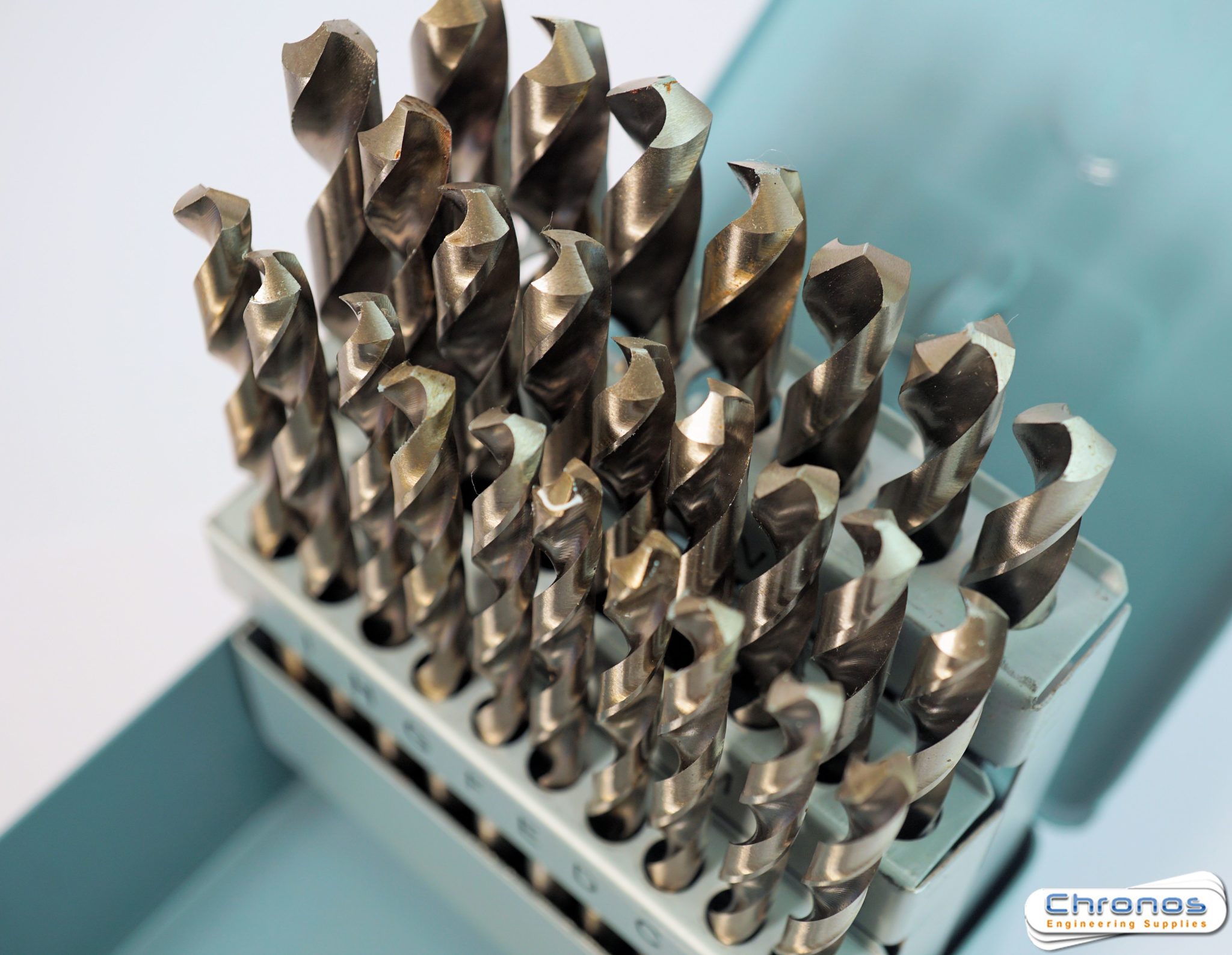 HSS Drill Set 26 pc Letter Drills A Z Chronos Engineering Supplies