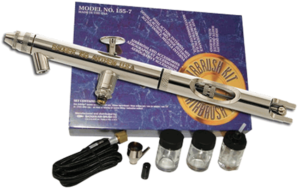 Badger Anthem 155 Aibrush Set, hose, jars etc
