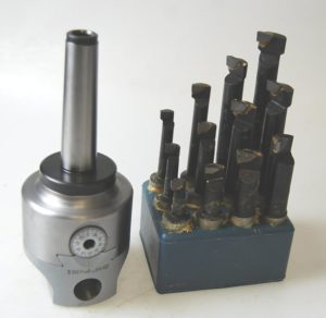 Soba 3 inch Boring Head with 3 Morse Taper Shank Plus Boring Bars SORRY OUT OF STOCK