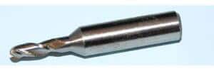 2.5mm Metric Ball Nose FC3 Cutter Minimill