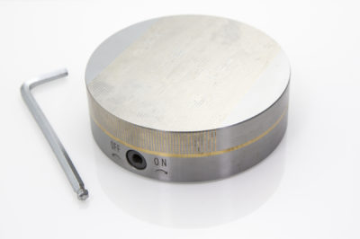 Bunting Fine Pitch Circular Magnetic Chuck 125mm Dia x 48 mm High