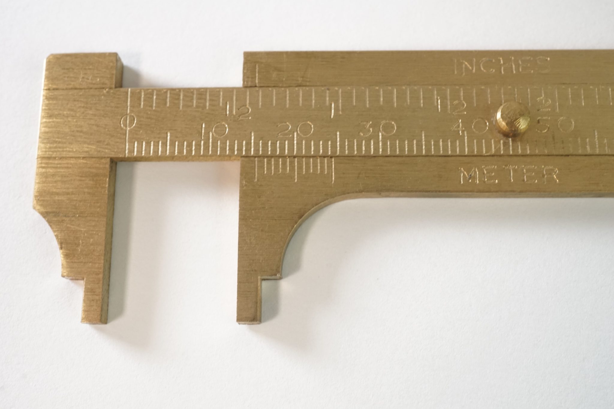 Brass Pocket Caliper 4 inch/100mm Chronos Engineering Supplies