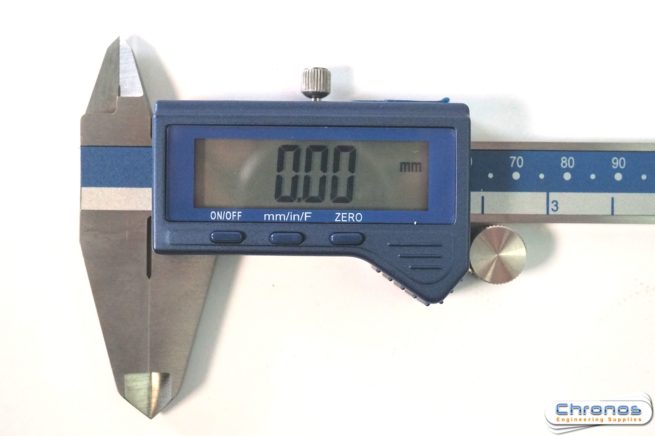 Dasqua Digital Caliper 0-150mm / 0-6 inch / 1/128 inch with Fractions - 1804-1065 - Image 2
