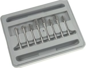 Set of 8 Carbide Burrs 1/8 shank