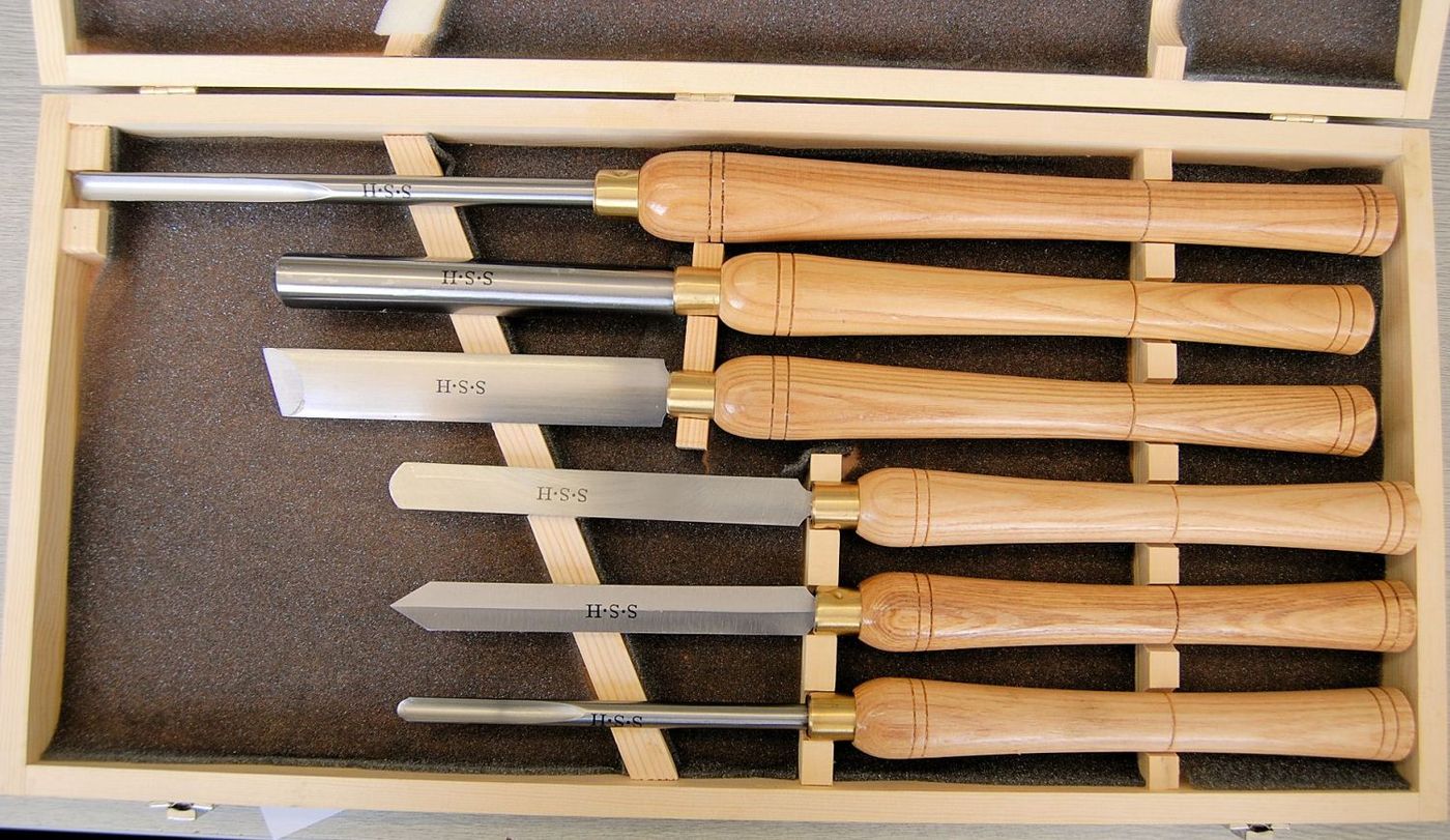 Set Of 6 Quality Hss Wood Turning Chisels Chronos Engineering Supplies