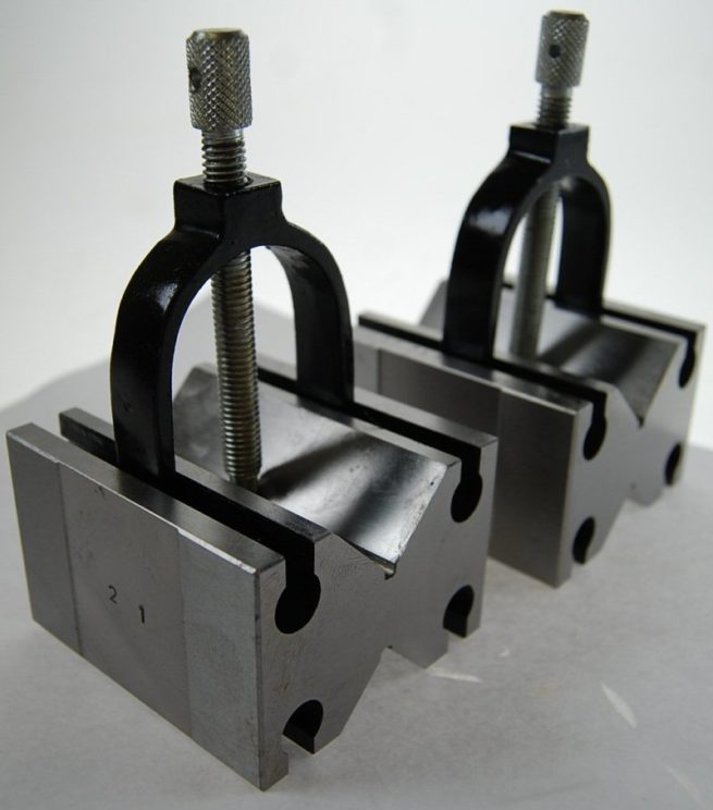 Pair of Precision V Blocks 1 3/4 x 2 1/2 x 2 3/4 SORRY OUT OF STOCK