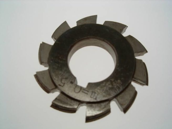 HSS Involute Gear Cutter 0.5 Module No 2 14-16 Teeth