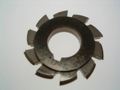 HSS Involute Gear Cutter 0.5 Module No 4 21-25 Teeth