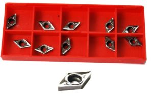 Set OF 10 DCGT Carbide Inserts for GLANZE ETC DCMT Lathe Tools for a Superior Finish on Aluminium Aluminium