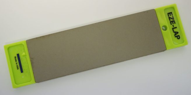 Eze-Lap 2 inch x 6 inch Double-sided Diamond Stone Super Fine Grit (1200) / Medium Grit (400)