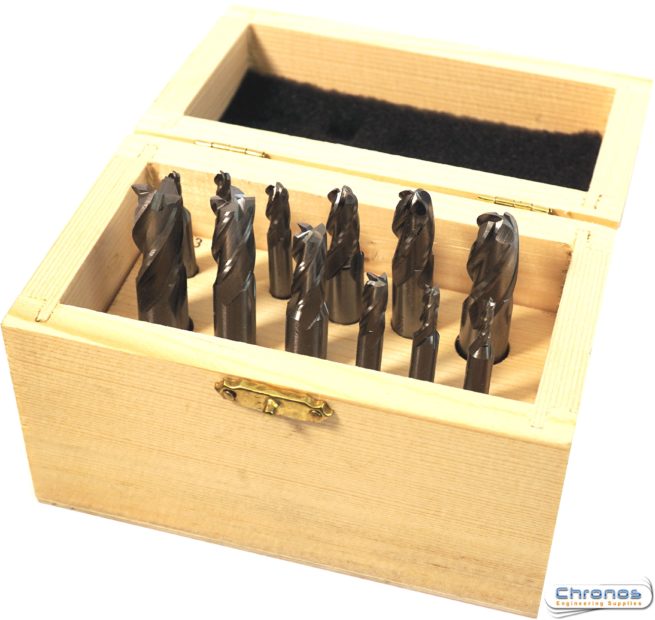 12 pc Endmill Set