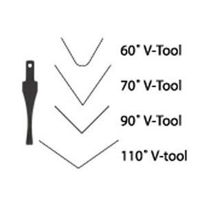 Flexcut SK403 Chisel - 70° Vee x 3/8"(9mm)