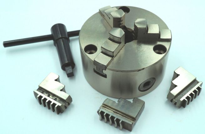Soba 100mm 3 Jaw Self Centering Chuck Front Mount