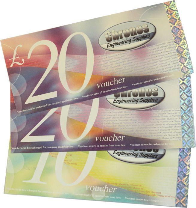 £50.00 worth of Chronos Gift Vouchers