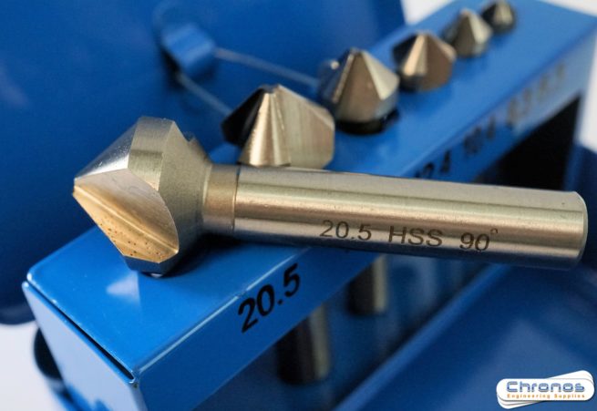 Set of 6 HSS Countersinks- SORRY OUT OF STOCK - Image 2