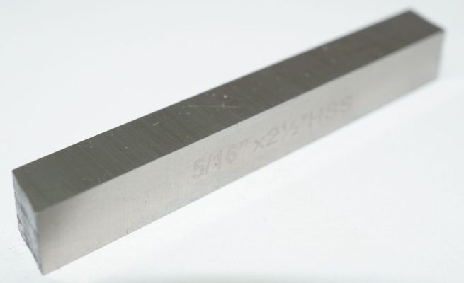 Square Toolsteel - HSS square Tool steel - 1/4 sq x 2 1/2  inch long