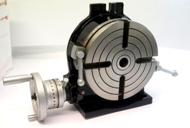 Soba 8 inch 200mm Rotary Table Set With Tailstock Plates and 125mm Chuck - Image 4