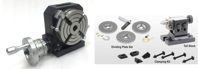 Soba 4 5/16 inch / 115mm HV4 Rotary Table Set