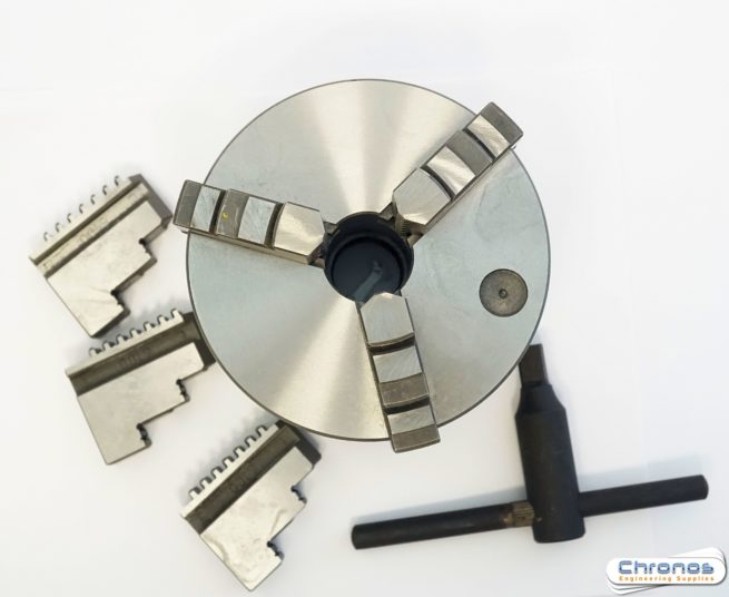SCT brand 125mm 3 Jaw Chuck Threaded 1 1/8 x 12 tpi compatible with Myford ML7 etc SORRY OUT OF STOCK - Image 4