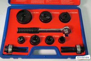 Ratchet Drive Screw Punch Set (Knockout punches)