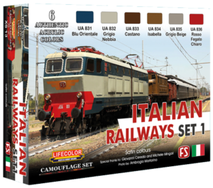 LifeColor Italian Railways Set 1 (22ml x 6) [LC-XS13]
