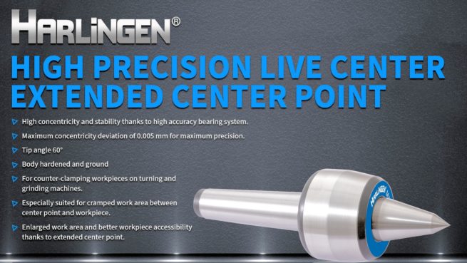 Harlingen High Precision Extended Point Live Centre MT3- SORRY OUT OF STOCK - Image 2