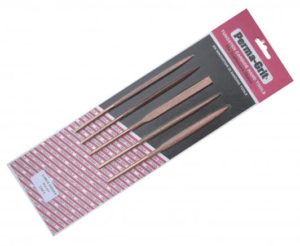 Permagrit Set OF 5 Large Needle Files 18 cm