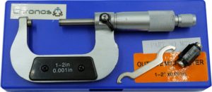 1-2 inch Micrometer with Carbide faces