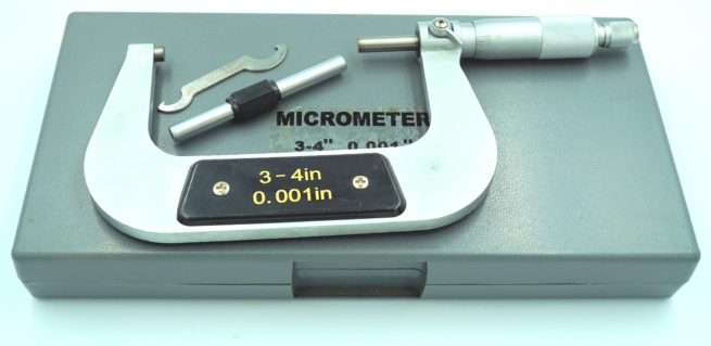 3-4 inch Micrometer x 0.001