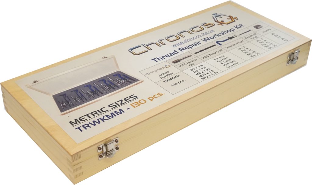 Master Thread Repair Kit METRIC 5, 6, 8, 10, 12mm In Wooden Box- SORRY OUT OF STOCK - Image 5