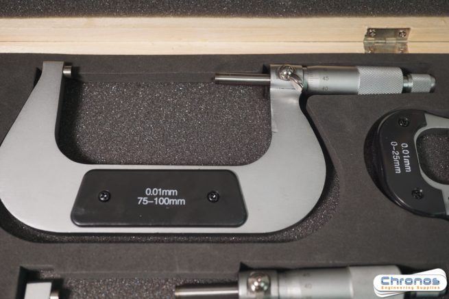 Set of Four Micrometers - Metric 0-100mm- SORRY OUT OF STOCK - Image 3