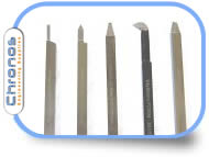 New Miniature HSS Traditional Lathe Tools 1/4" Square