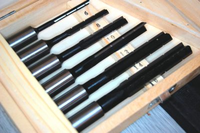 6 PC Morticing Drill Set Metric Right Hand