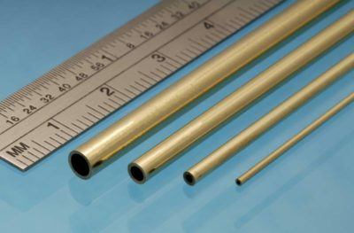 Albion Alloys Brass Tube Round  4.0 mm OD  x 3.1 mm ID x 0.45 Wall -  Pack of 3