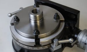 Chuck Adaptor for Four Slot 6 inch Rotary Tables threaded 1 1/8 x 12 TPI compatible with Myford ML7 etc