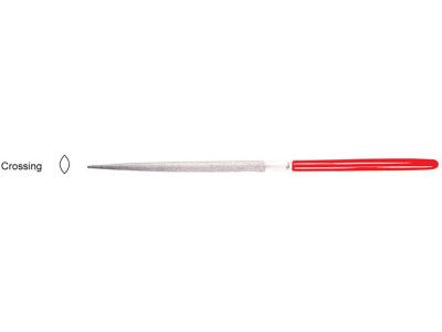 Eze-lap Crossing, Coarse Grit Individual Needle File (250)